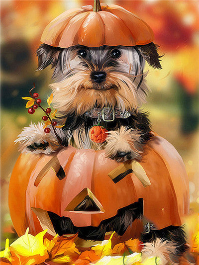 Halloween Diamond Painting Kit - Full Square Cartoon Embroidery Cross Stitch