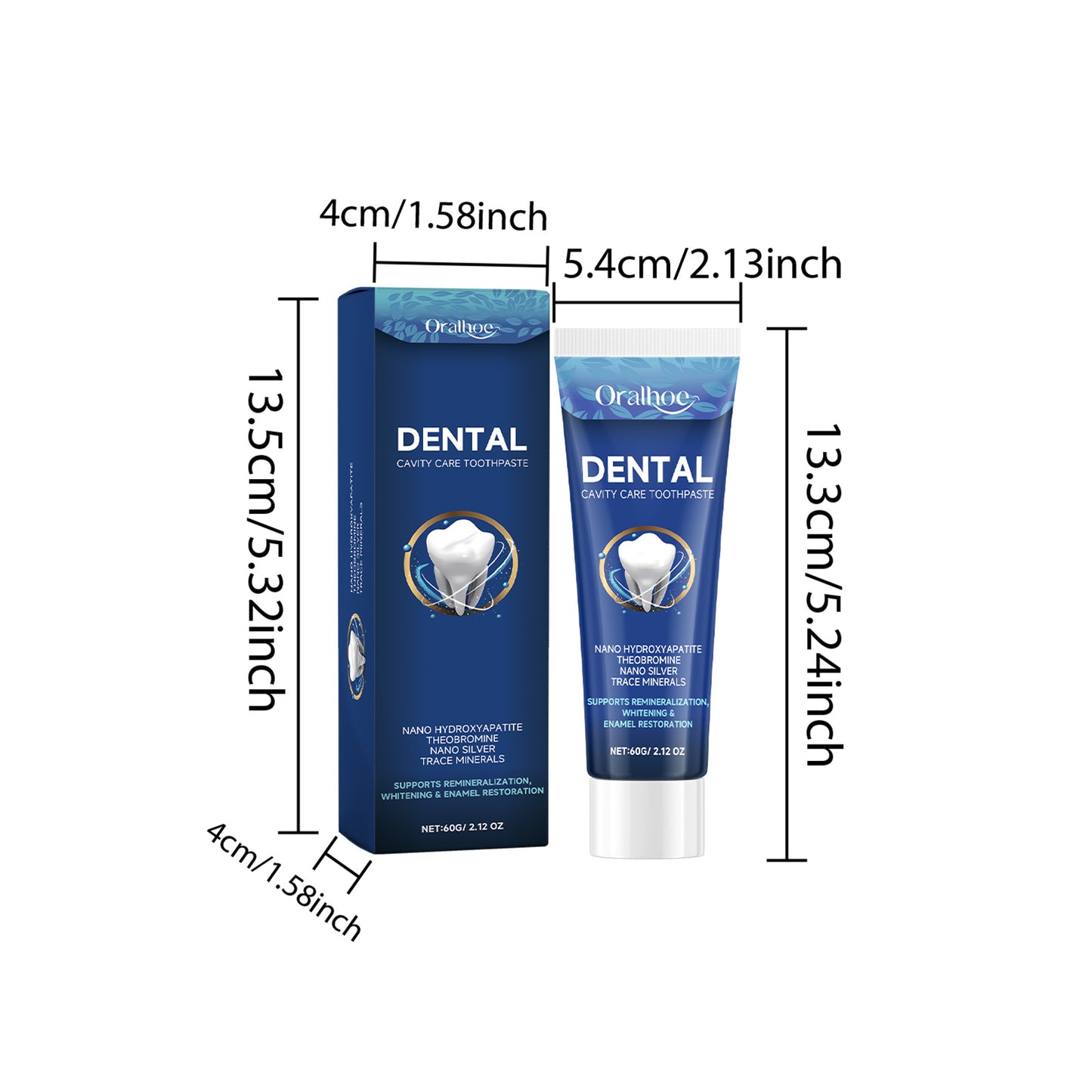 Dental Care Toothpaste 60g - Enamel Repair & Antibacterial Protection