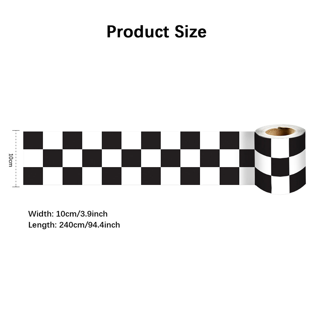 Home Wall & Floor Skirting Line Stickers - Moisture & Stain Resistant PVC