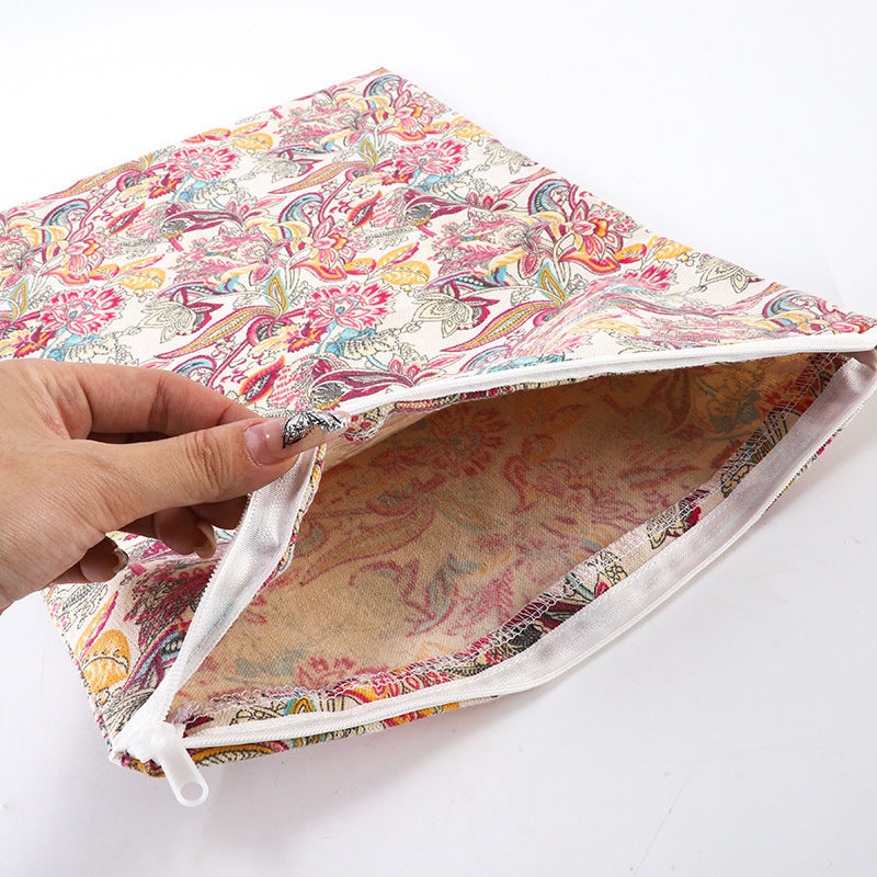 Hot Compress Bag with Inner Cotton Bag - Beige, 30x20cm, 1 Piece