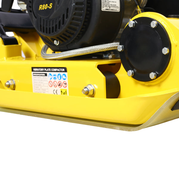 2.5HP Flatbed Concrete Compactor 79.7cc Gas Power Paver for Construction