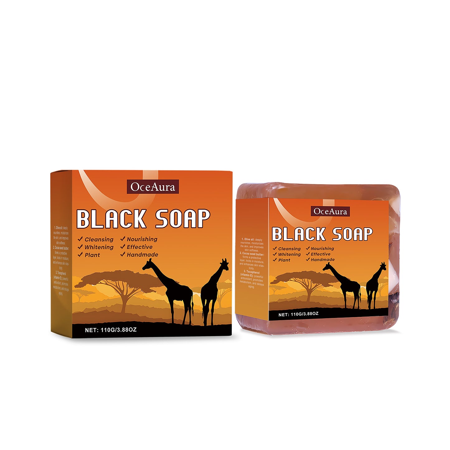 Moisturizing Exfoliating Body Soap - Deep Nourishing Skin Cleansing Bar