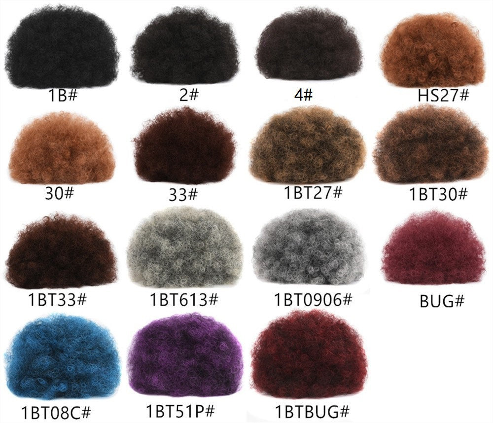 Large Afro Fluffy Micro-Curly Wig