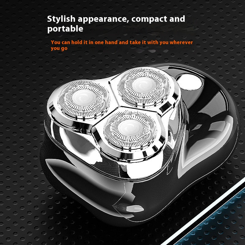 Electric Magnetic Floating Three-Blade Shaver