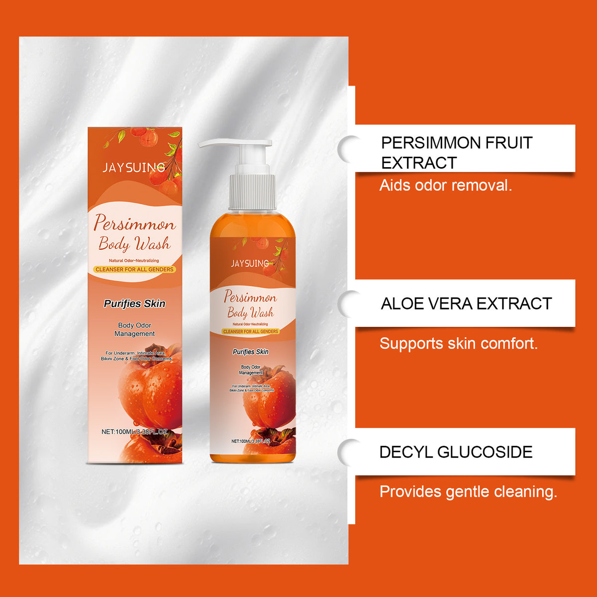 Persimmon Scented Shower Gel 100ml