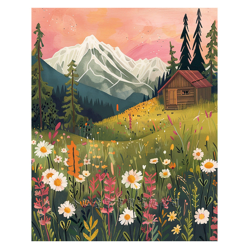 Diamond Painting Landscape DIY Wall Art for Living Room Decor - Multiple Sizes