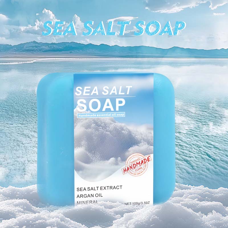 Sea Salt Essential Oil Soap 100g Natural Body Care Bar