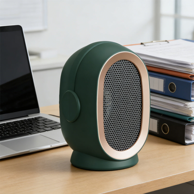 Mini Electric Fan Heater 800W for Office & Home Quiet Fast Heating
