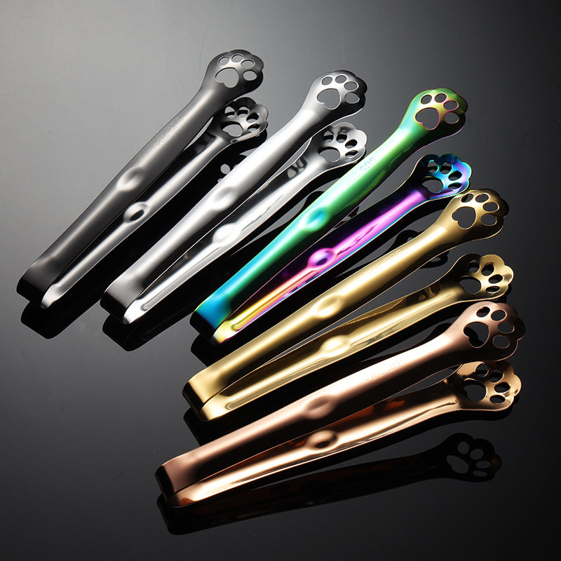 Stainless Steel Cat's Paw Food Clip - Multi-Color Kitchen Storage Accessory