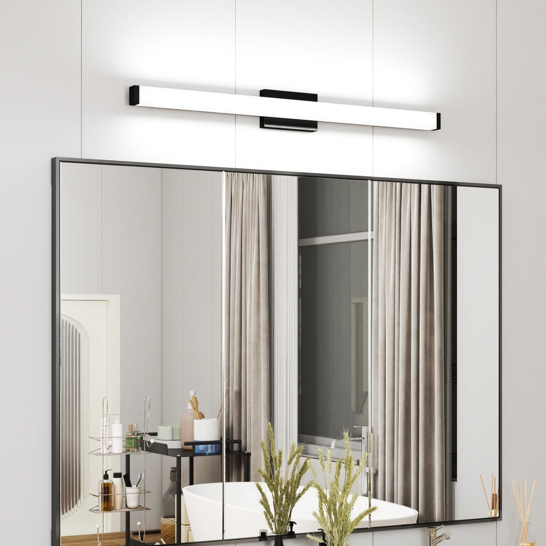 40 Inch Modern Bathroom LED Vanity Light Fixture - Matte Black