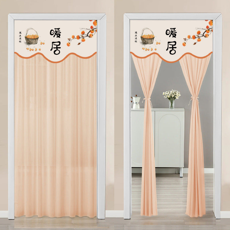 Blackout Curtain with Double-Layer Magic Tape for Home & Bedroom