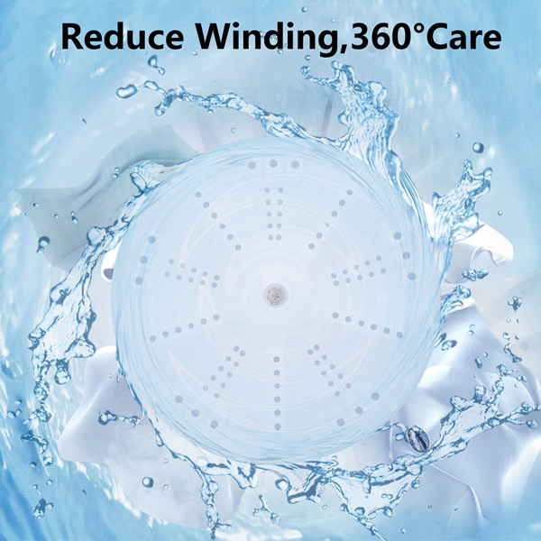 14.3lb Semi-Automatic Gray Washing Machine with Cover - Home Appliance
