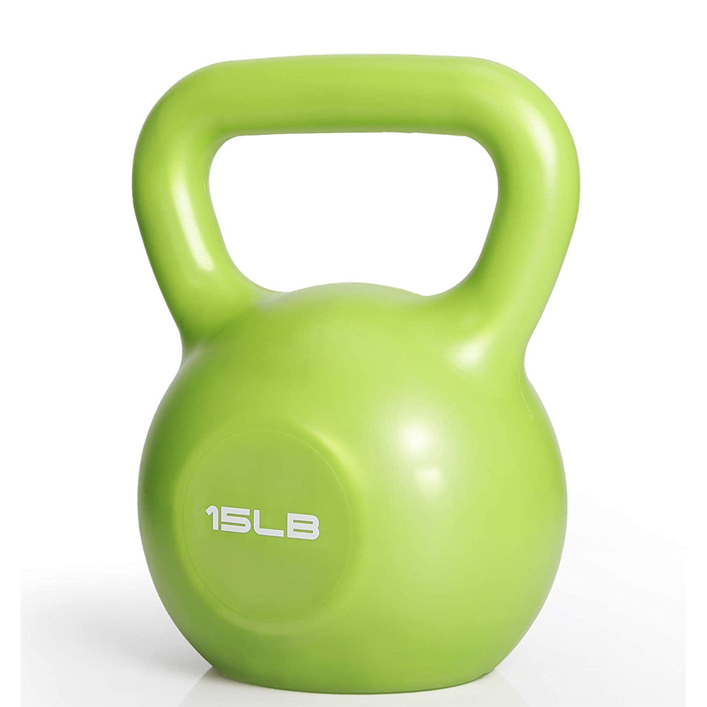 15lbs Kettlebell Set for Strength Training - Green