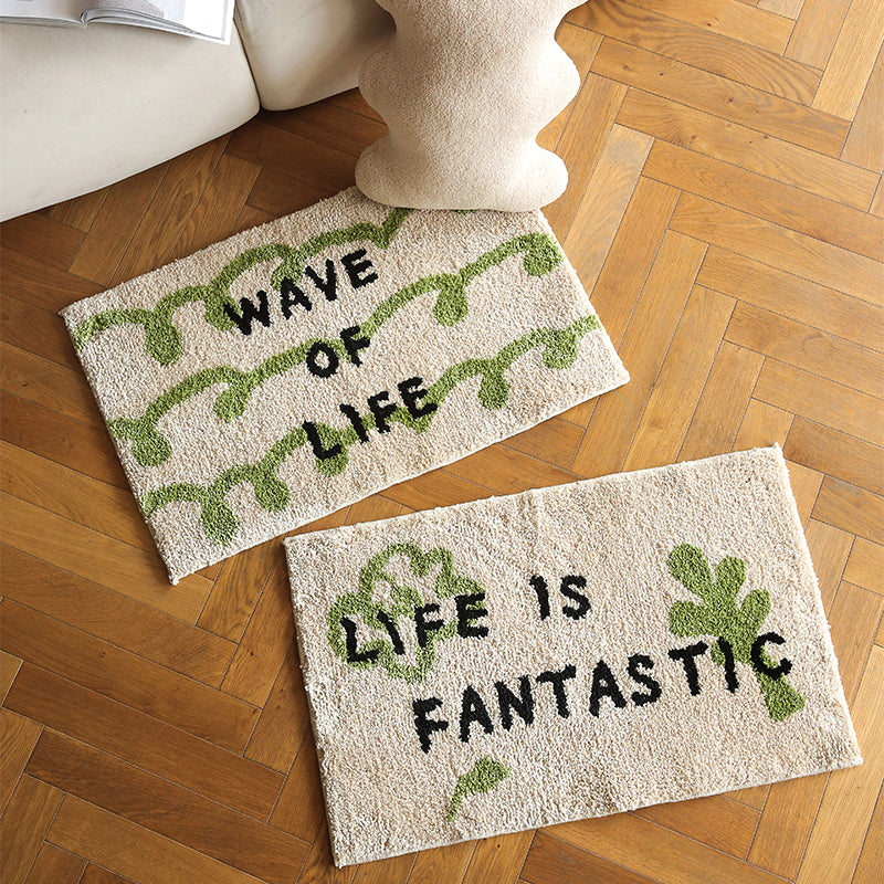 Washable Door Mat for Foot Traffic - Anti-Slip Carpet for Foyer