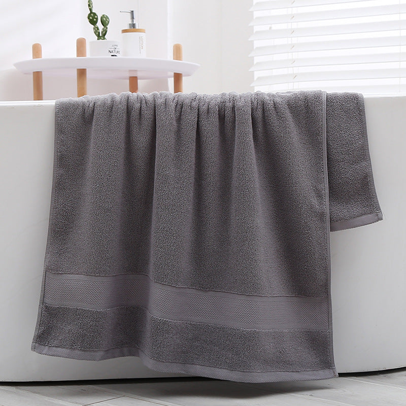 All-Cotton Bath Towel for Home Use - Unisex, Embroidered, 70x140cm