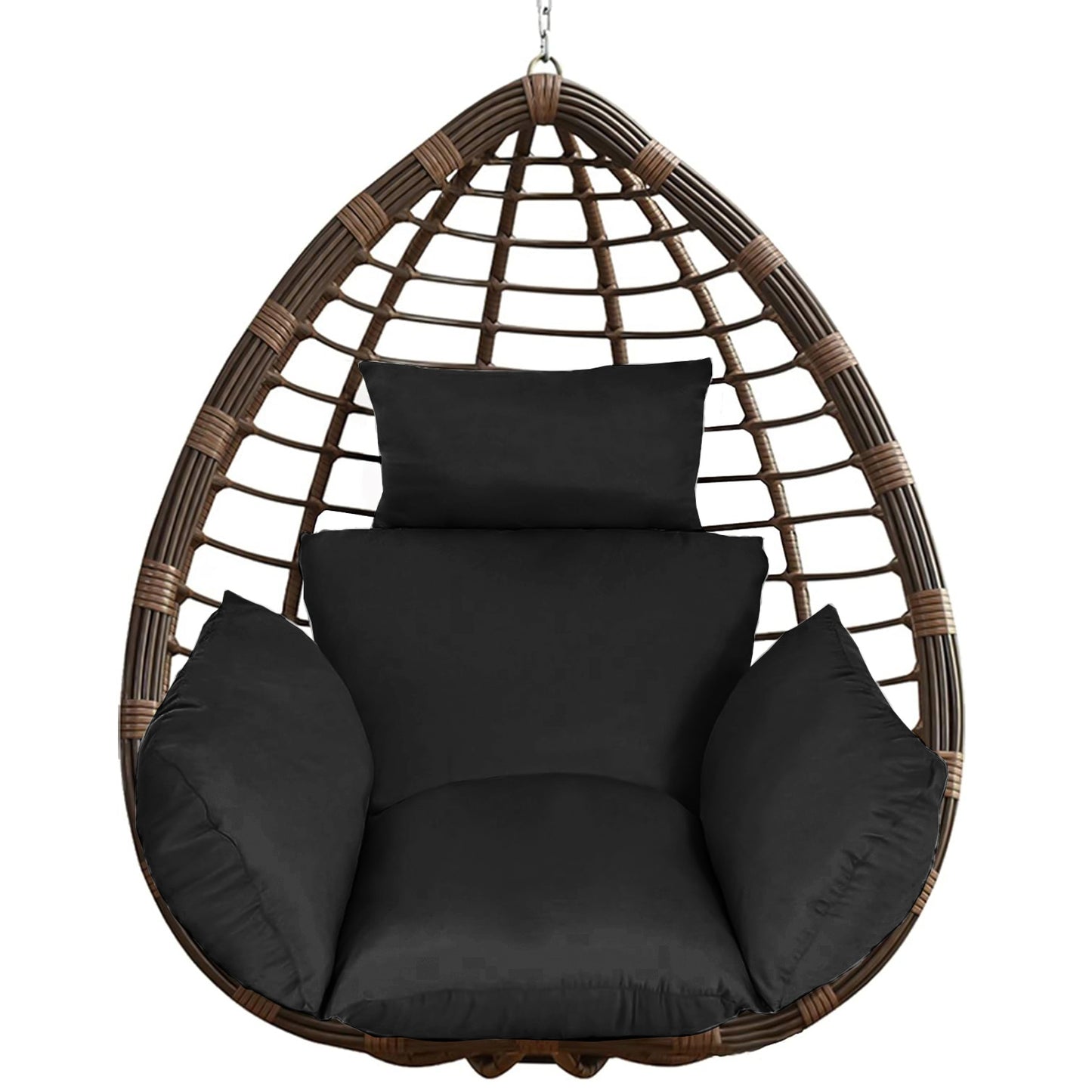 Thick Soft Egg Chair Cushion with Headrest for Hanging Chairs