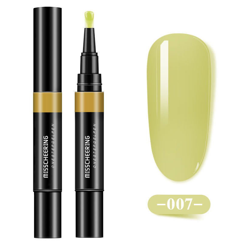 One-Step Nail Polish Gel Pen - No Primer, Long-Lasting