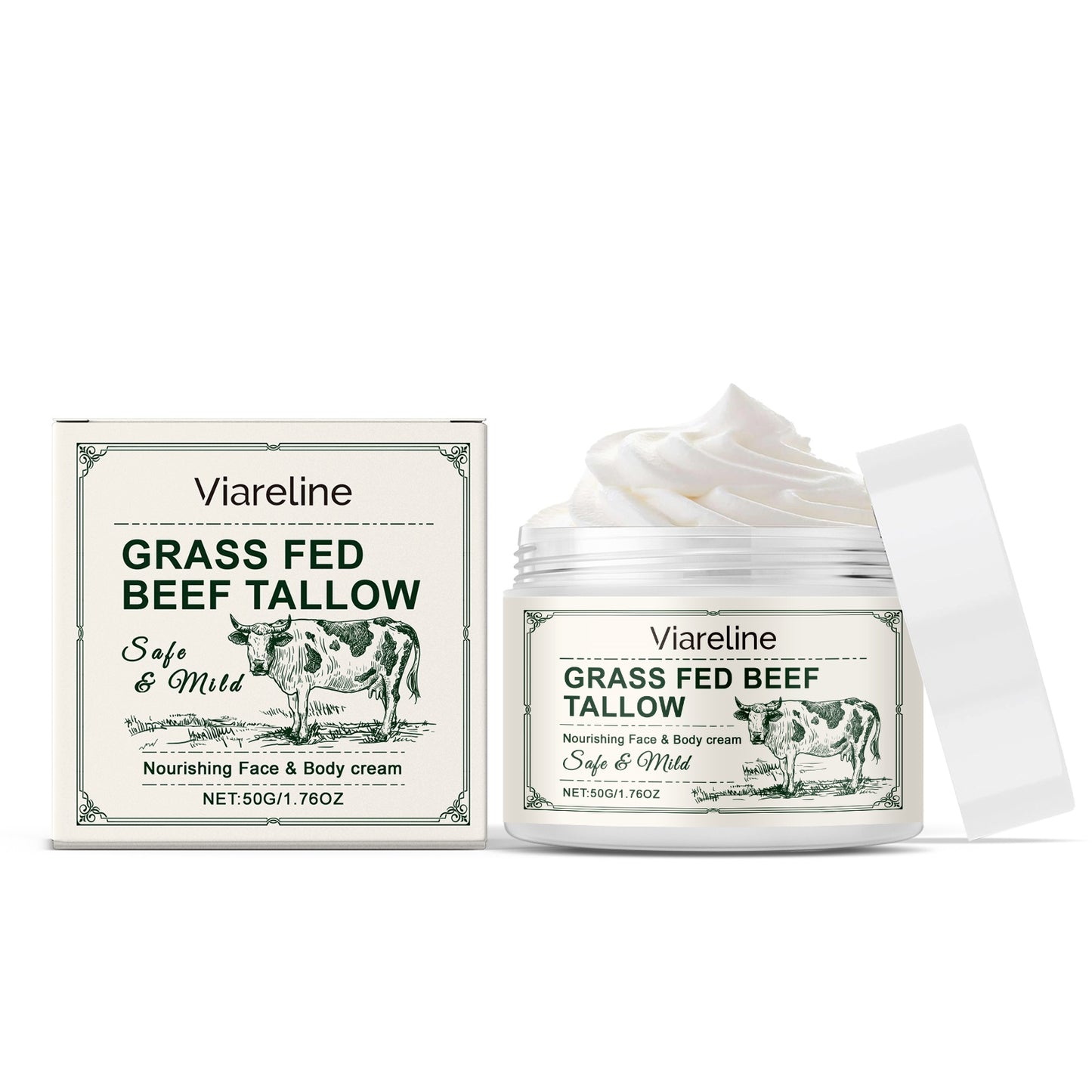 Nourishing Face & Body Moisturizer Cream - 50g Hydrating Skin Care