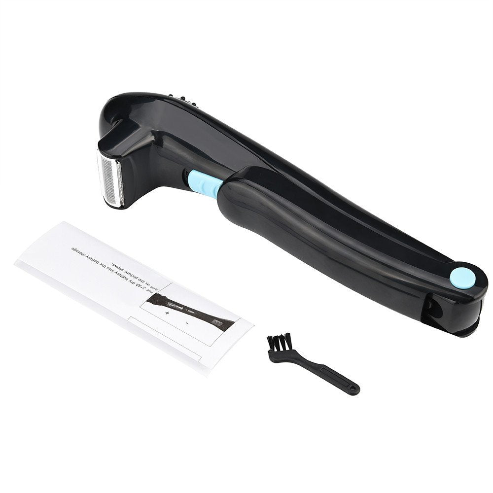 Folding Electric Body Shaver - Black