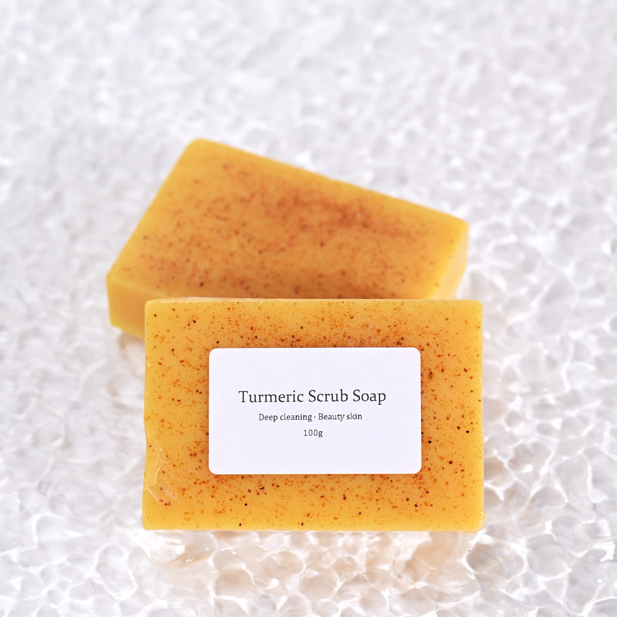 Turmeric VC Lemon Frosted Bar Soap for All Skin Types - 100g