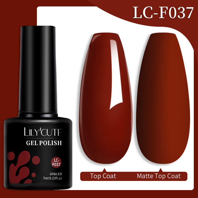 Colored Glitter Nail Glue Set for Nail Art - Waterproof & Non-Flushing