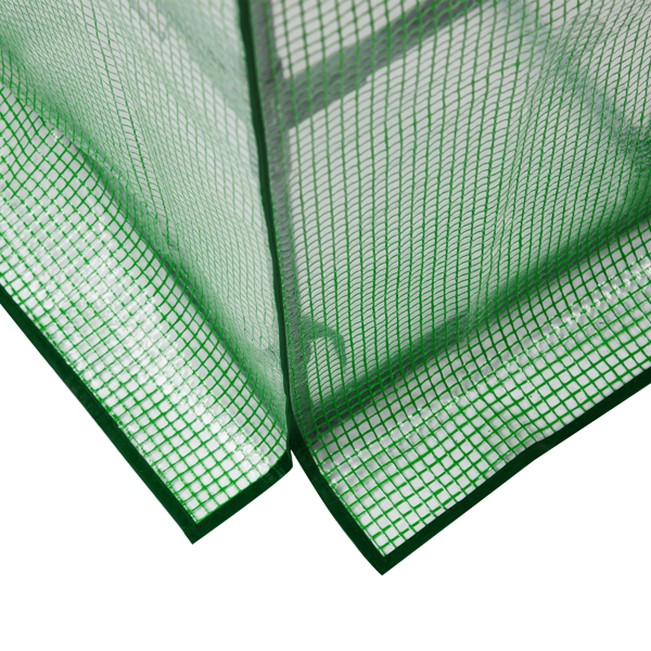 Walk-In Greenhouse with PE Cover & 4 Shelves - Indoor Outdoor Plant Garden