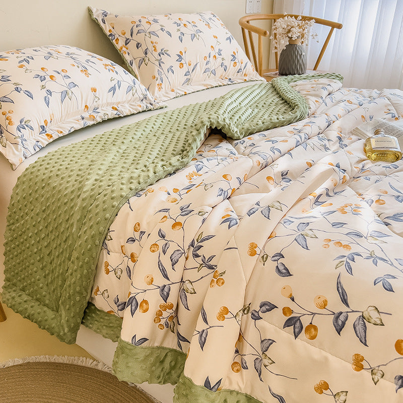 Summer Velvet Blanket Cover Set - Multiple Sizes & Patterns