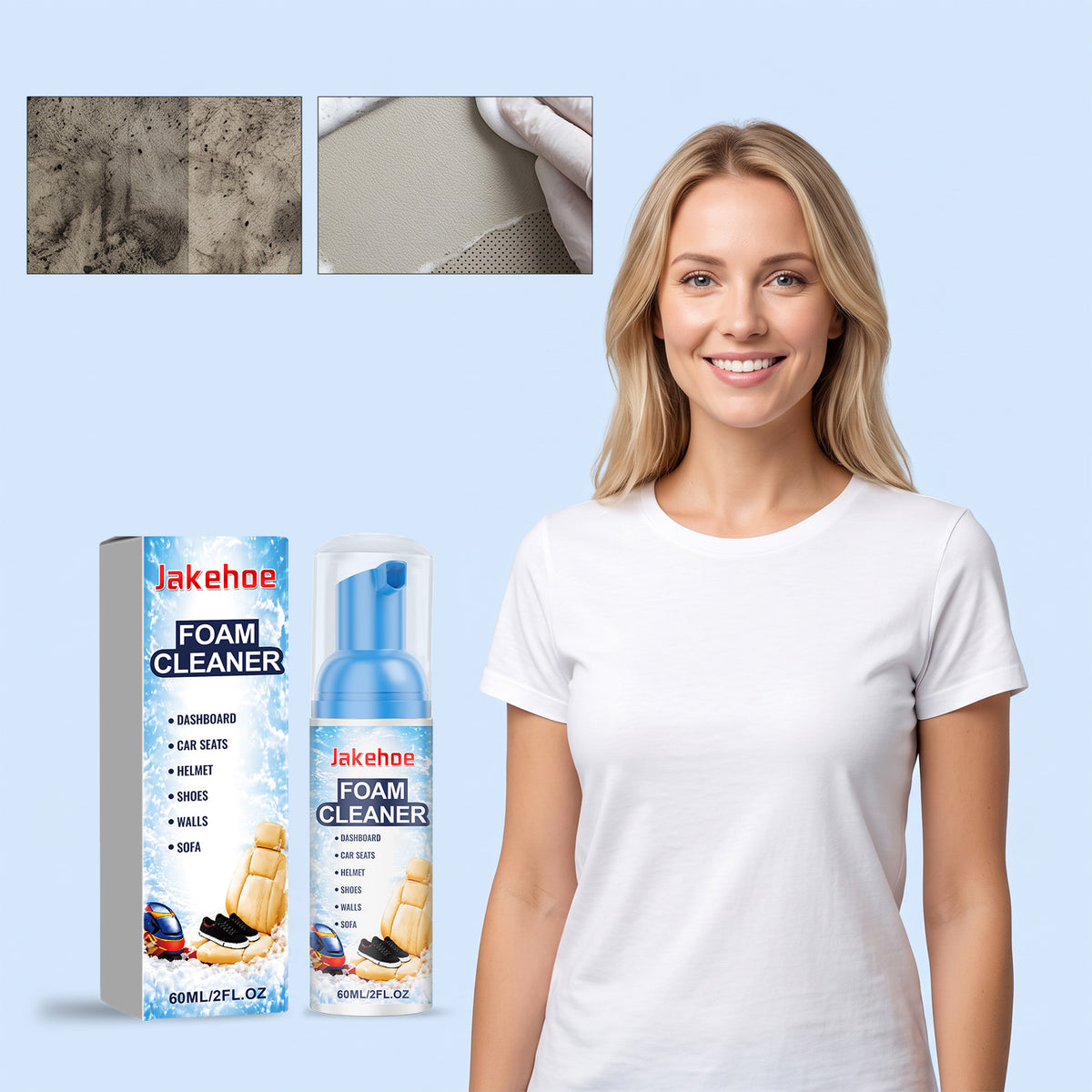 Multi-Purpose Foam Cleaner 60ml for Home & Office Surfaces