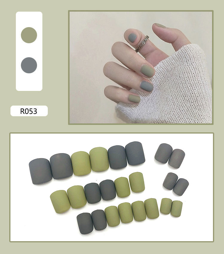 Removable Nail Stickers for Nail Art - 24 Pieces, Multiple Styles