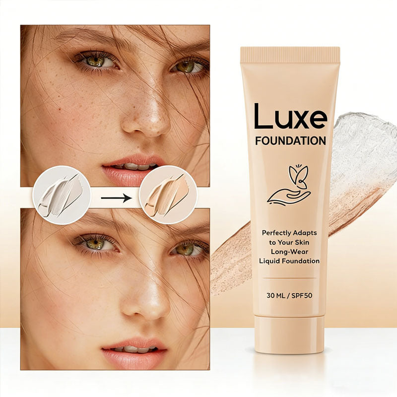 Color-Changing Foundation Liquid - Thermochromic Face Makeup 30ml