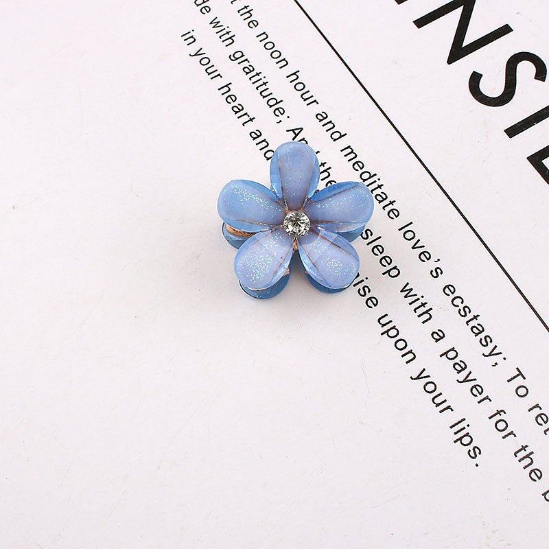 Mini Flower Hair Accessories Set for Women - Colorful Hair Pins & Clips