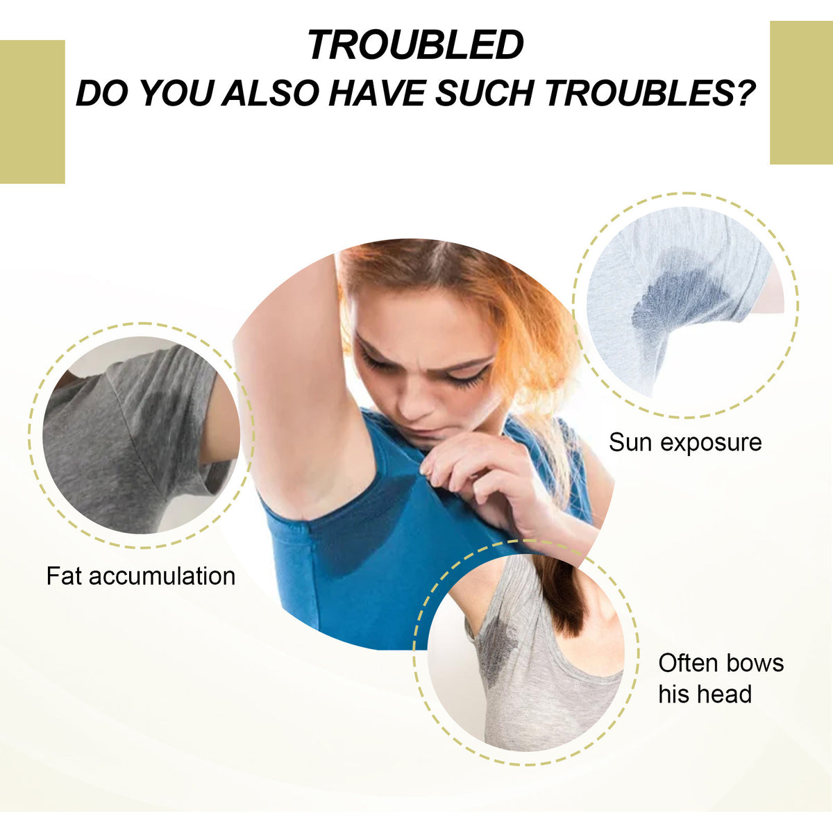 Armpit Sweat Stick Invisible Long-lasting Ultra-thin