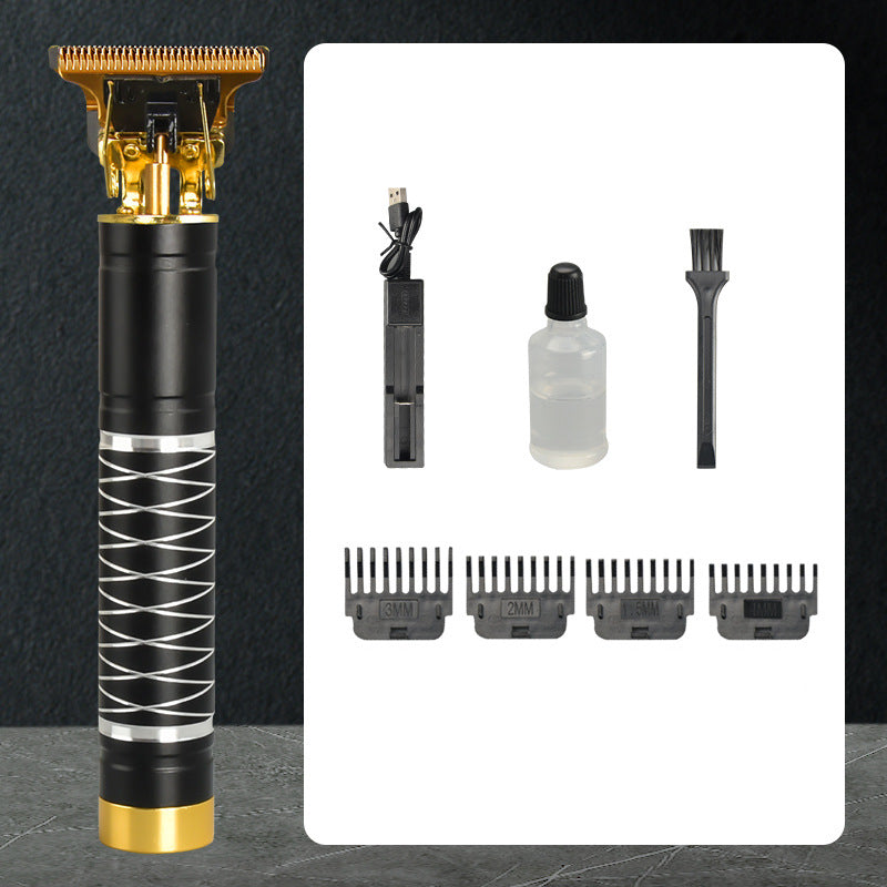 Rechargeable Electric Hair Clipper with Titanium Steel Head - Portable USB Grooming Tool