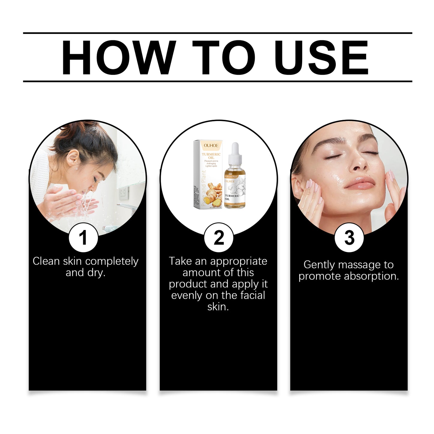 Turmeric Essence Oil for Face - Moisturizing & Firming Skin Care 10ml