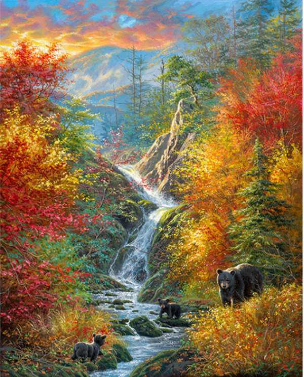 DIY Digital Painting Kit - Frameless Modern Wall Art for Living Room or Bedroom