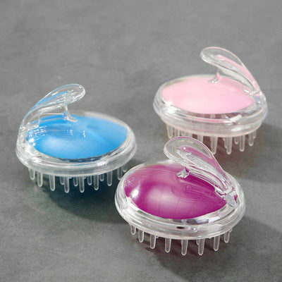 Silicone Shampoo Brush - Soft Head Massage Hair Care Tool for Home Use