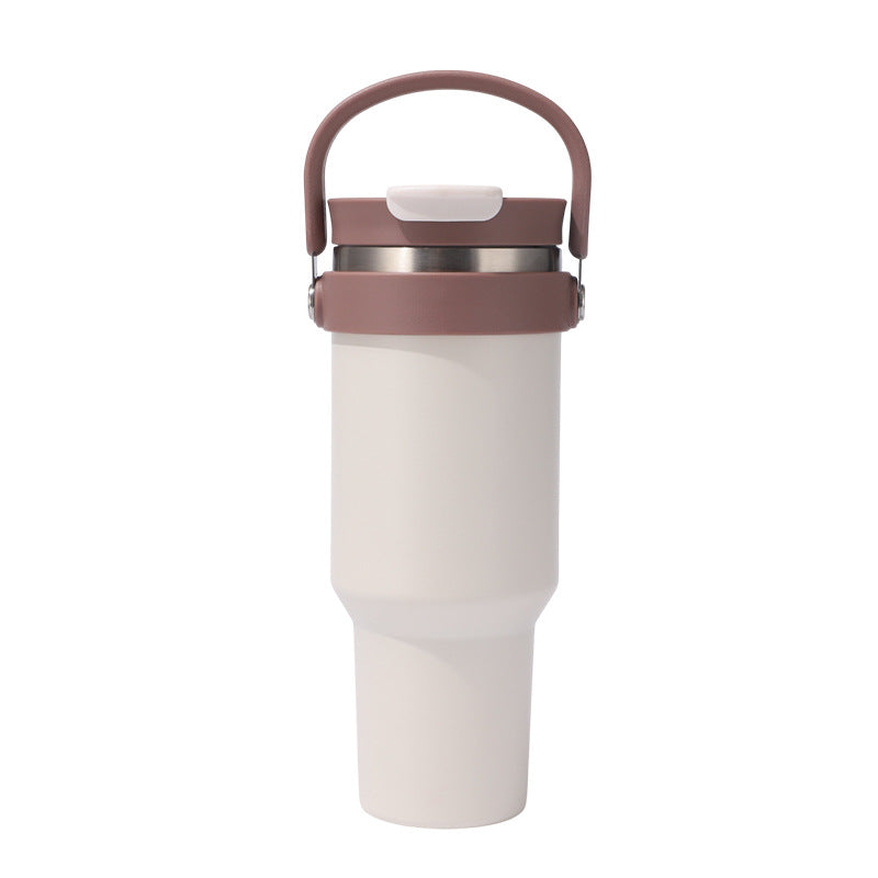 Large Capacity Double Wall Stainless Steel Car Cup - 40oz Drinkware
