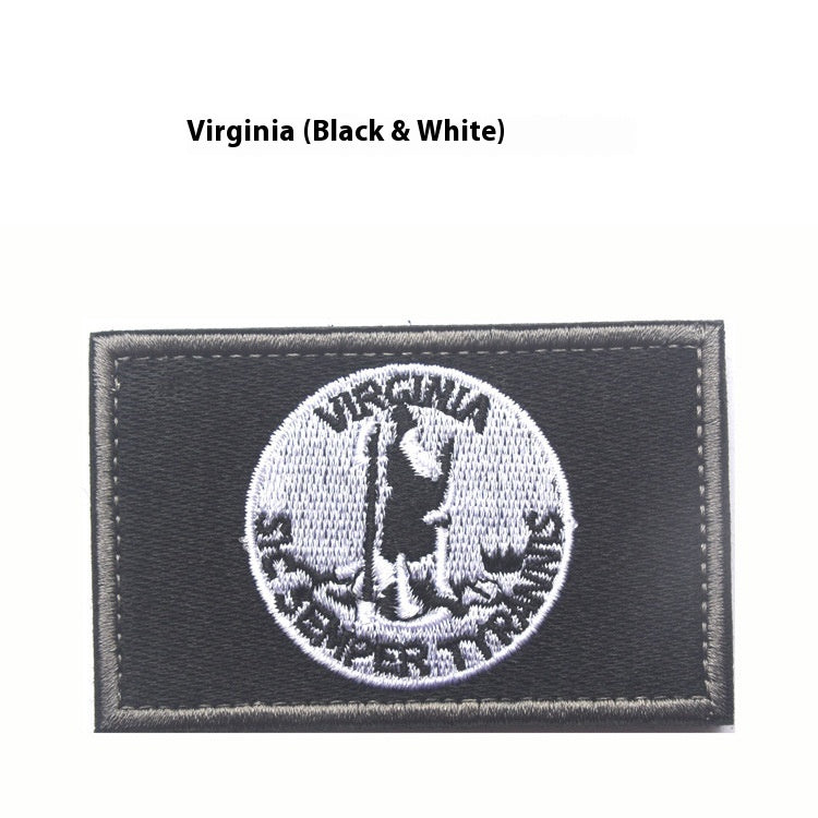 Embroidery Cloth Label with Double-Sided Velcro for Home & Garden Crafts