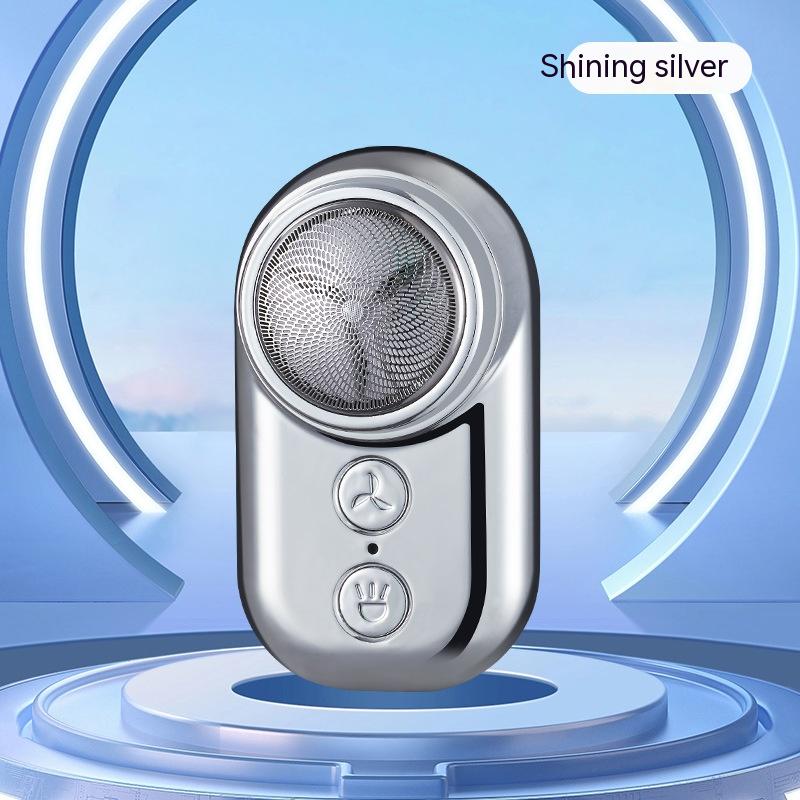 Men's Portable Electric Shaver with LED Light