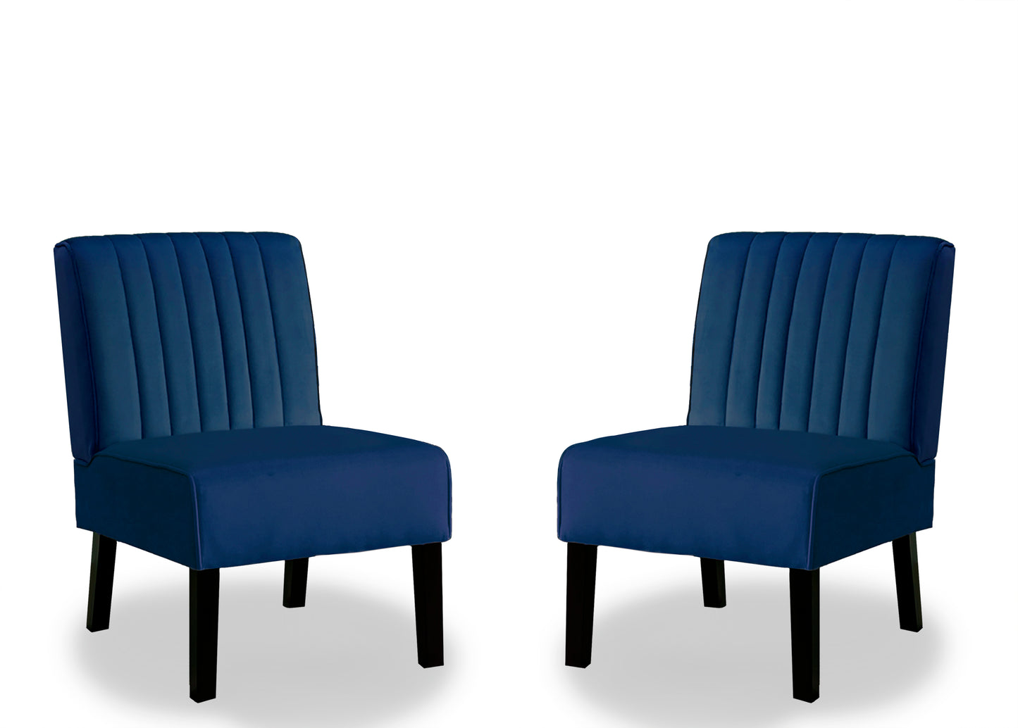 Reese Mid Century Modern Accent Chairs Set Of 2 With Minimalist