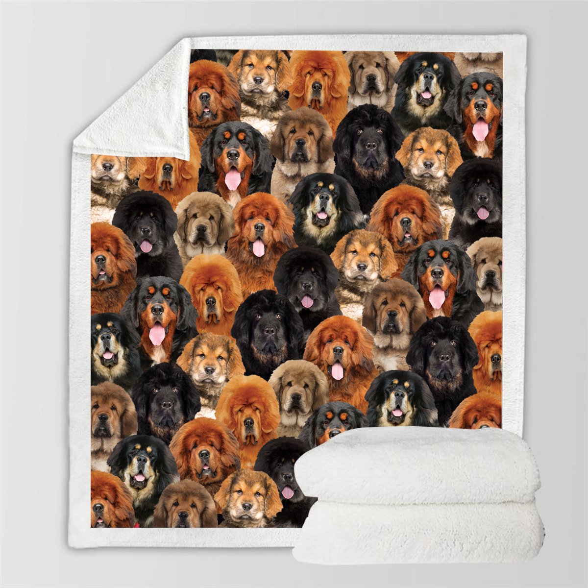 Printed Flannel Pet Dog Blanket - Multiple Sizes & Styles