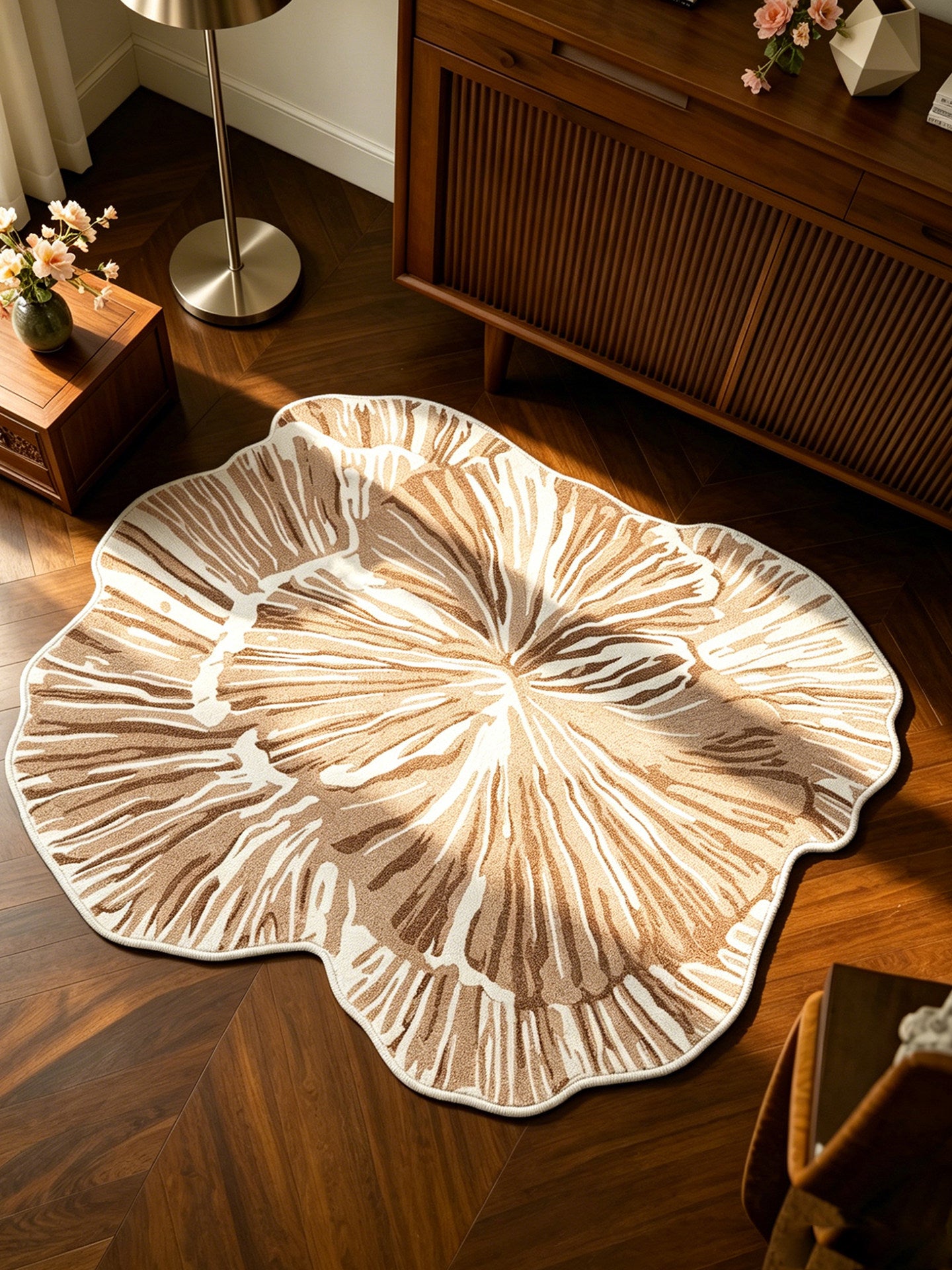 Washable Shaped Floor Mat - Wipeable Carpet for Home & Office