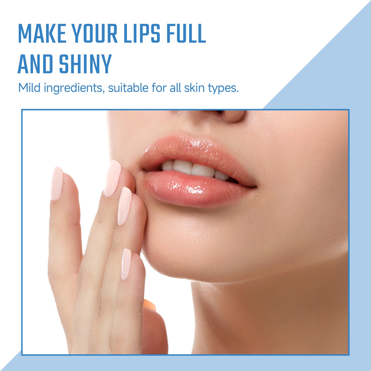 Collagen Lip Mask for Dry Lips - 6 Piece Hydrating Lip Treatment