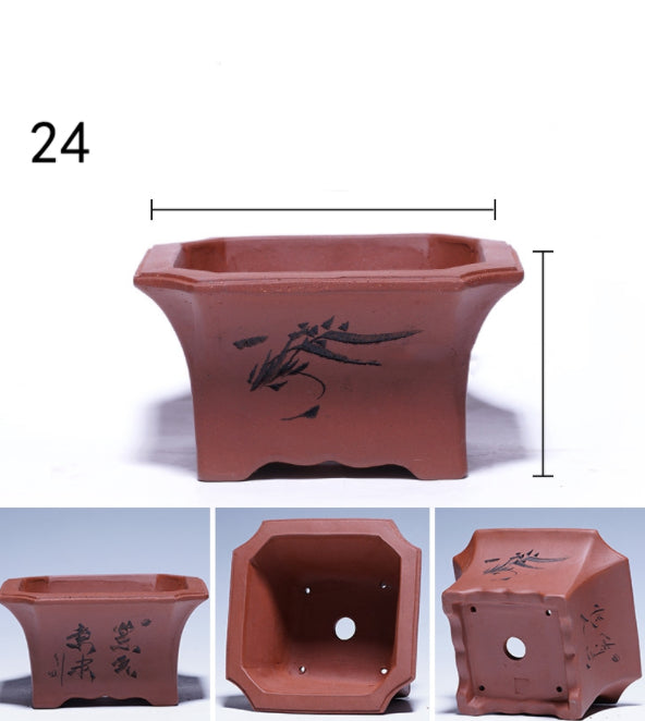 Purple Sand Flowerpot Tray for Yixing Pots - Garden & Home Storage