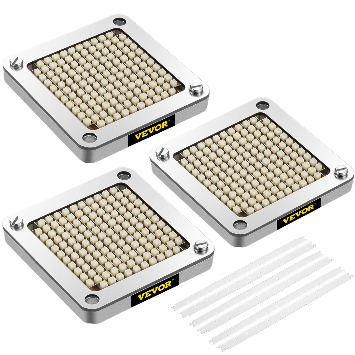Kitchen Chopper Blade Set - 1/4 Inch Stainless Steel Replacement for Vegetables & Fruits