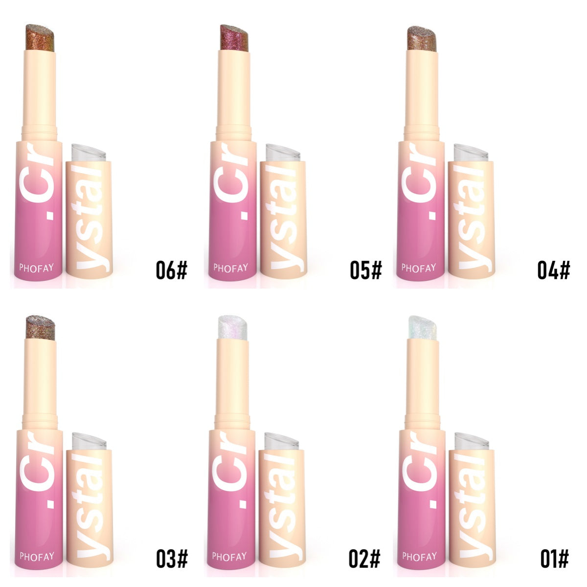 Crystal Jelly Highlighter Stick - Moisturizing Shimmer Makeup