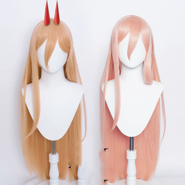Cosplay Wig Partial Pink - Heat Resistant Synthetic Hair 100cm