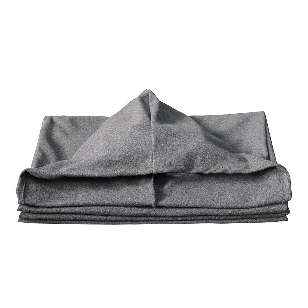 Wearable Hooded Sleep Pod Blanket - 2-in-1 Full Body Sleeping Bag - Grey XL