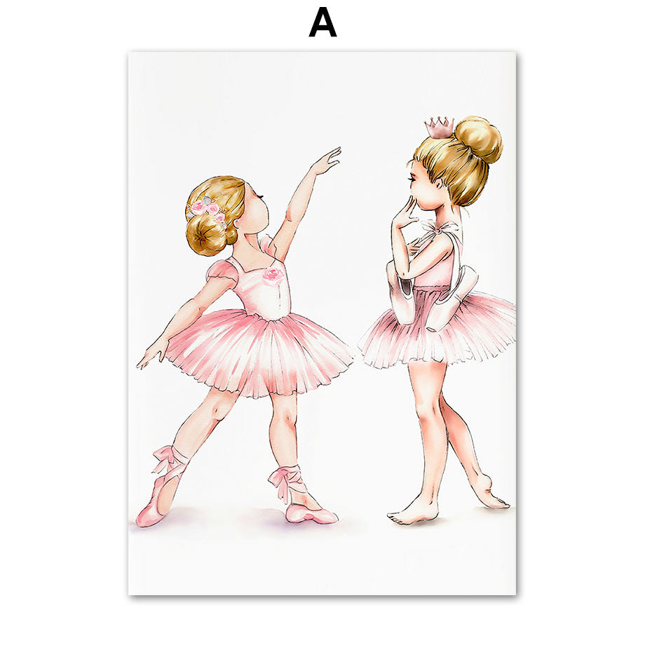Children's Room Art Canvas Posters - Kids Bedroom Wall Decor