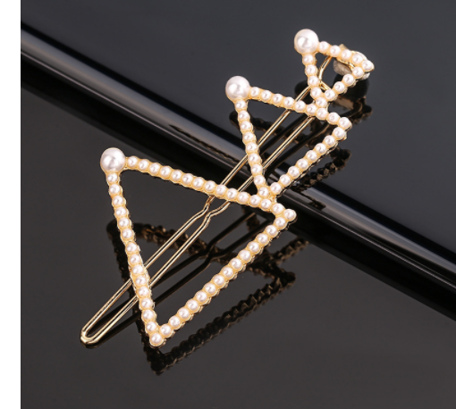Women's Geometric Frog Buckle Hair Clip Crown Style Hairpin